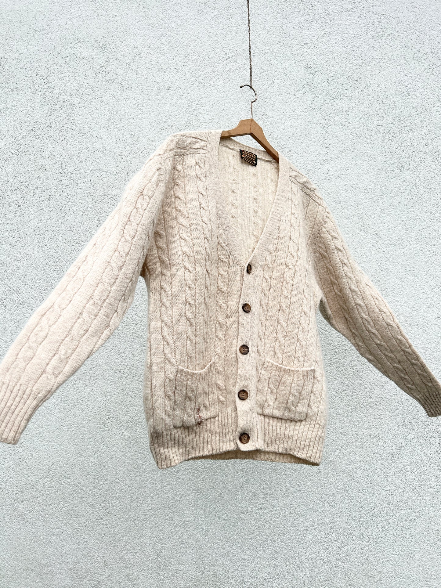 Cable cardigan