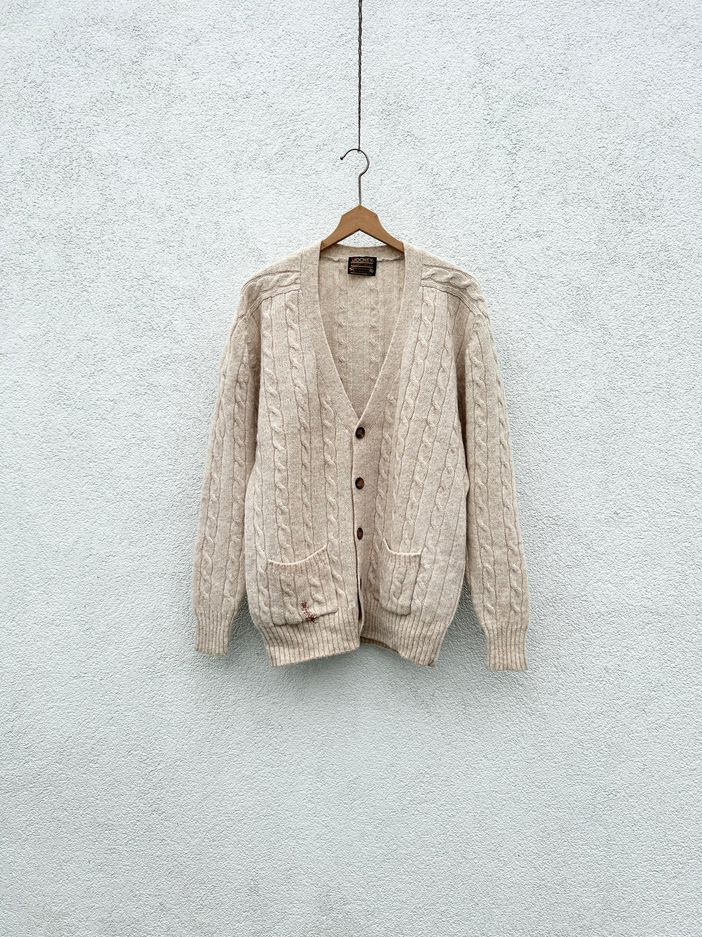 Cable cardigan